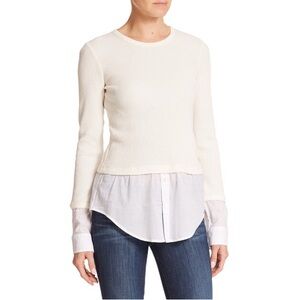 THEORY | Mikaela Layered Sweater